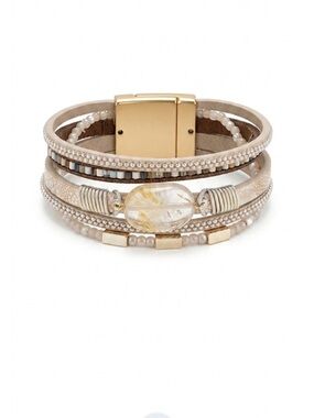 Bali Artisan Multi-Strand Magnetic Wrap Bracelet